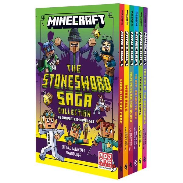 Minecraft Stonesword Saga 6 Book Collection Box Set | Smyths Toys