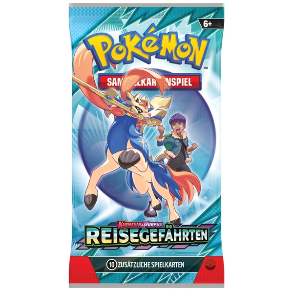 Pokmon Karten Karmesin & Purpur Reisegefhrten Booster Packs sortiert |  Smyths Toys Deutschland