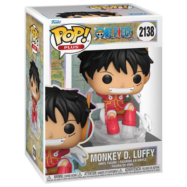 Funko POP! Plus 2138: One Piece Monkey D. Luffy | Smyths Toys UK