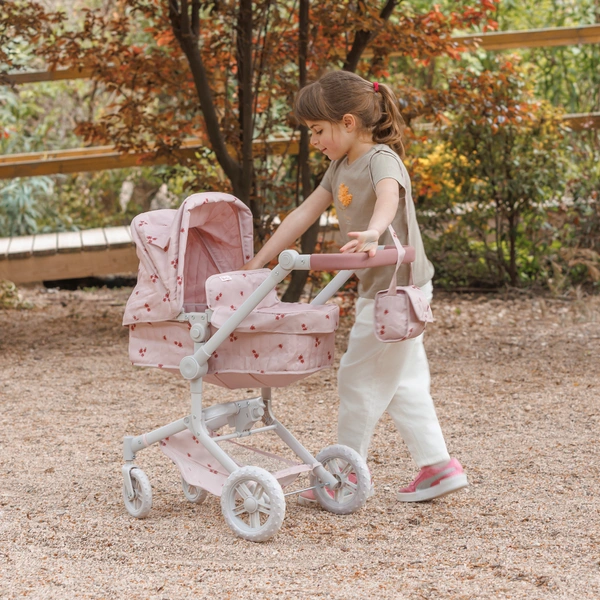 Silver Cross 3-in-1 Set Puppenwagen mit Wickeltasche und Babyschale City  Park Flora | Smyths Toys Deutschland