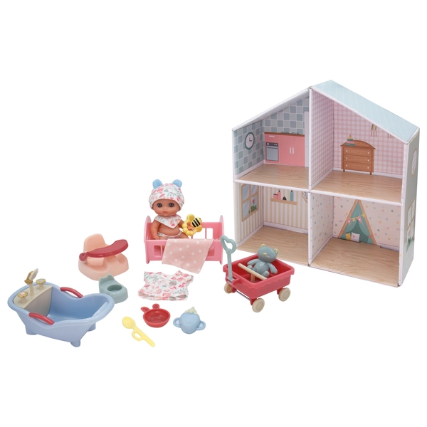 baby doll doll set and dollhouse