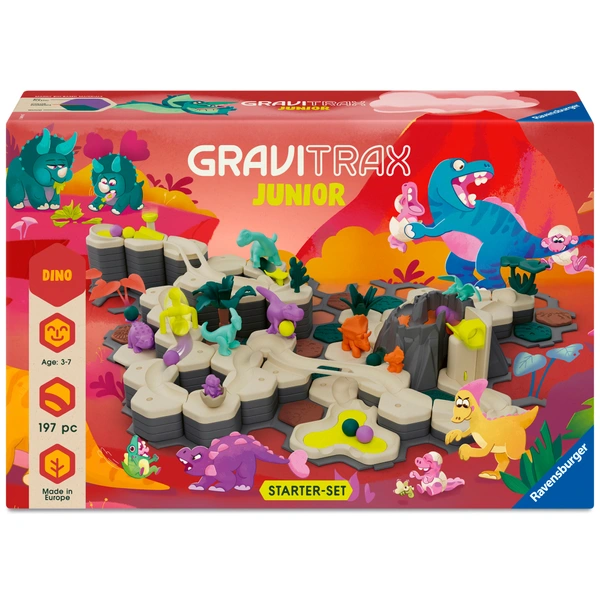 GraviTrax Junior Starter Set XXL Dino | Smyths Toys Nederland