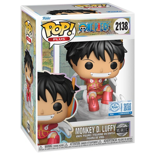 Funko POP! Figur 2138 One Piece Monkey D. Luffy (Metallic
