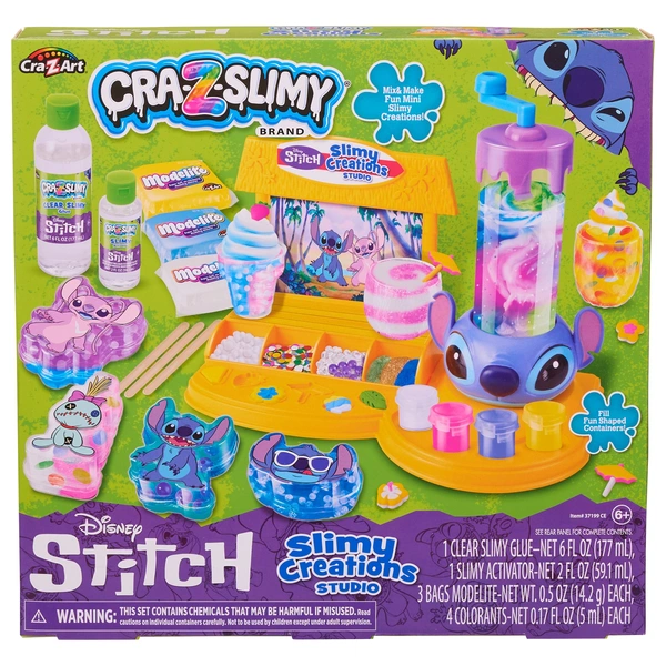Smily Slayers ナヲトスズキ ガバ セット Cra-Z-Slimy Disney Stitch Slimy Creations Studio Set | Smyths Toys