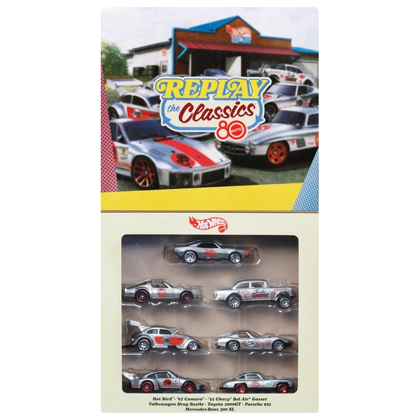 Hot Wheels ミニカーコレクション 80台 未開封 Hot Wheels Auto's 80 jaar Mattel 7-Pack 1:64 | Smyths Toys Nederland