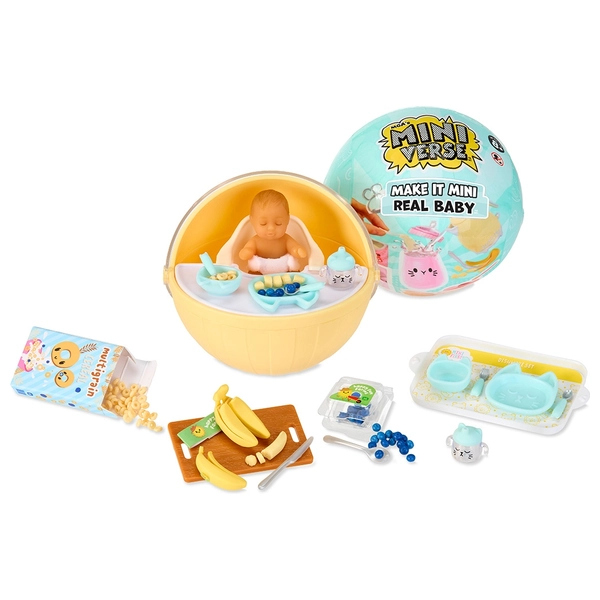 MGA's Miniverse Kugel Make It Mini Real Baby sortiert