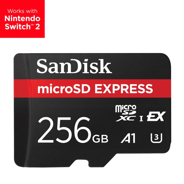SanDisk - 【Switch2】SanDisk microSD EXPRESS 256GB Karta microSD Express 256GB SanDisk do Switch 2 | PerfectBlue