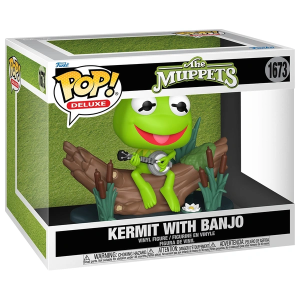 Funko pop ・ DiRBZミゲル(popケース付き)セット Funko POP! Figuur 1673 The Muppets Kermit met Banjo. | Smyths Toys