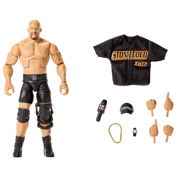 WWE Elite Collection 122 Wrestling Figur 'Stone Cold' Steve Austin