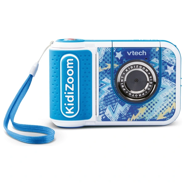 VTech KidiZoom Smile Bleu - Appareil Photo Numérique Enfant 7 En 1, Photos Vidéos Effets Fun, Écran Couleur, Dès 3 Ans (Version Française)