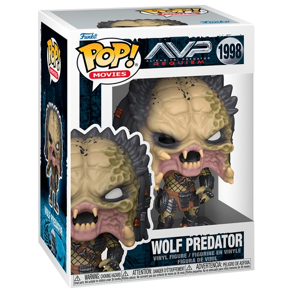 Funko POP! Movies 1998: Aliens vs. Predator Requiem Wolf Predator