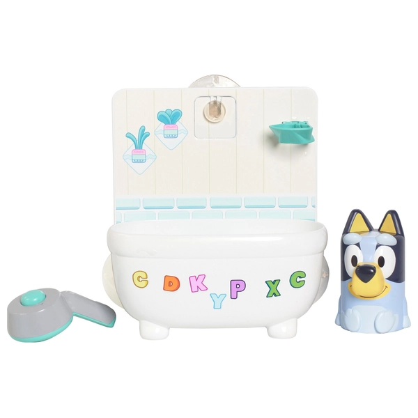 Toomies Bluey Prend Son Bain – Jouet De Bain Interactif Avec Douchette Et Bulles – Pour Enfants Dès 18 Mois – Développe La Motricité Fine