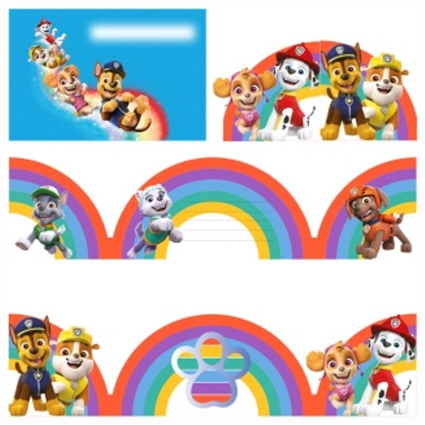 10 Einladungskarten Für Kindergeburtstag – Paw Patrol Motiv, DIN A6, Mit Umschlägen