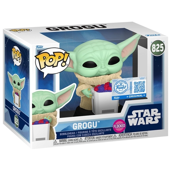 Funko POP! Bobble-Head Figuur 825 Star Wars Grogu (Flocked