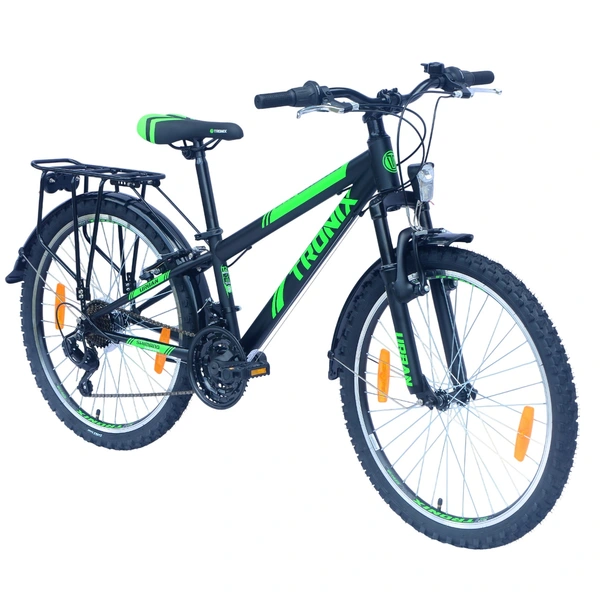 24 Zoll Mountainbike Urban Tronix StVZO Fahrrad schwarz/grn | Smyths Toys  Schweiz