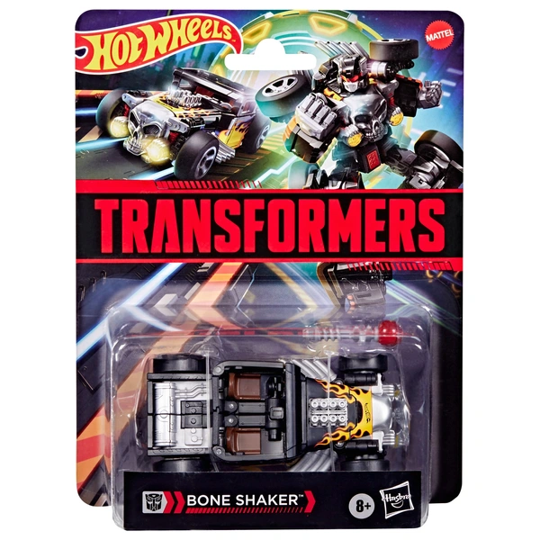Hot Wheels x Transformers Converting Action Figure Bone Shaker