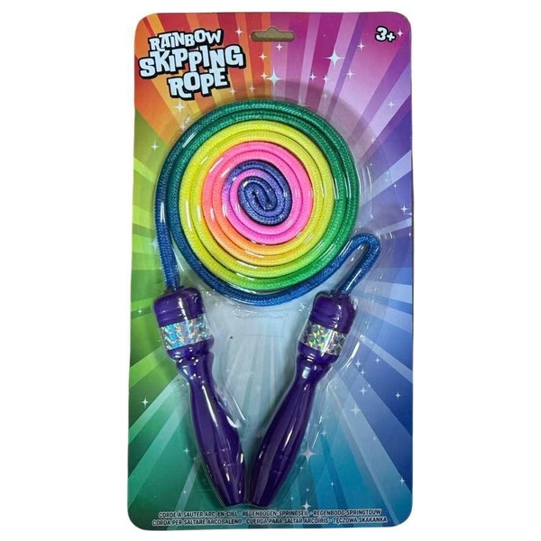 Glixoft Corde À Sauter Arc-en-Ciel Pour Enfants - Élastique Chinoise Réglable, Jeux De Saut Et Fitness