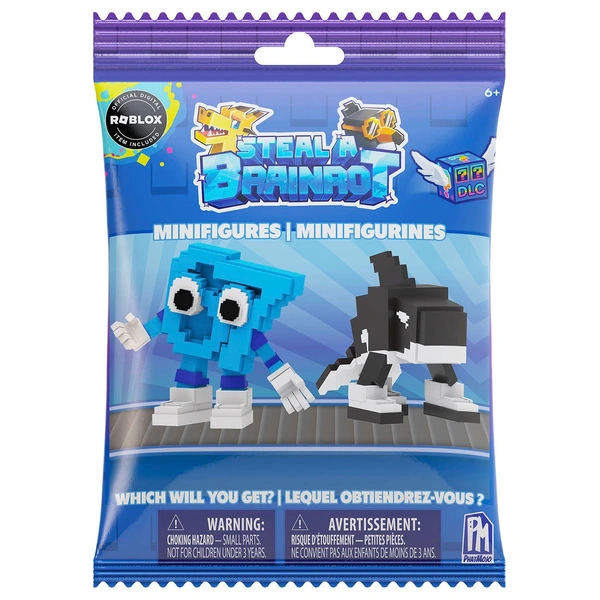 公式 Roblox Steal a Brainrot ミニフィギュア 5体セット Roblox Minifiguur Steal a Brainrot assorti | Smyths Toys Nederland