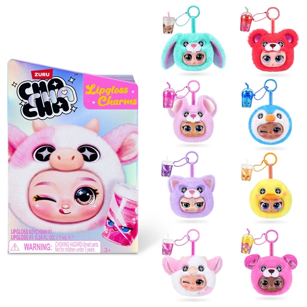 ZURU Cha Cha Cha Porte-Clés Gloss à Lèvres Série 1