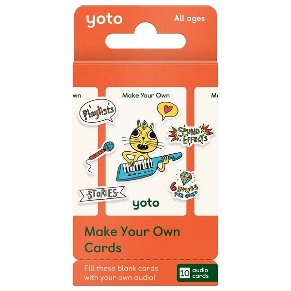 Yoto Make Your Own Card 10 Pack | Smyths Toys Ireland