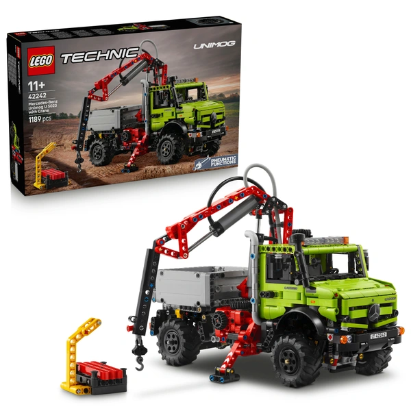 LEGO Technic Mercedes-Benz Unimog U 5023 avec grue, chez Smyths Toys