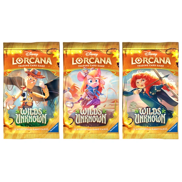 Disney Lorcana Trading Card Game (TCG): Wilds Unknown Booster Pack  Assortment | Smyths Toys UK