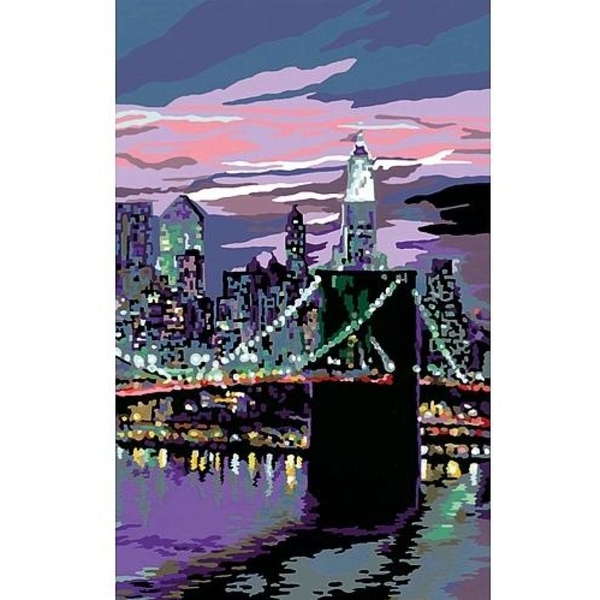 Ravensburger Malen nach Zahlen: Skyline von New York | Smyths Toys
