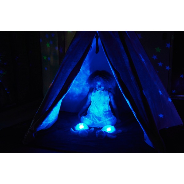 Cloud B Tranquil Turtle Nachtlicht und Beruhigungsfigur Schildkröte lila