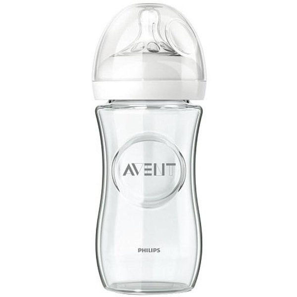 PHILIPS AVENT Babyflasche Glas SCF673/17, 240 ml Essen