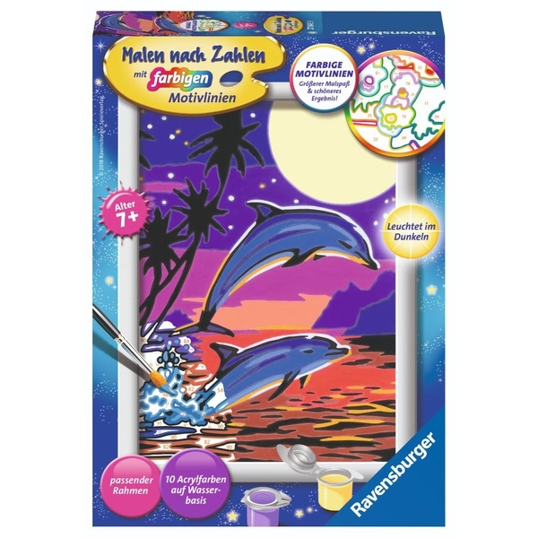 Ravensburger Malen nach Zahlen: Delfine | Smyths Toys Superstores