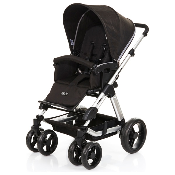ABC Design - Travelsystem Turbo 6 All in One, Black/Woven Grey