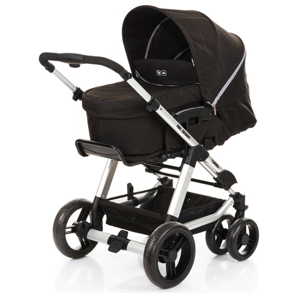 ABC Design - Travelsystem Turbo 6 All in One, Black/Woven Grey