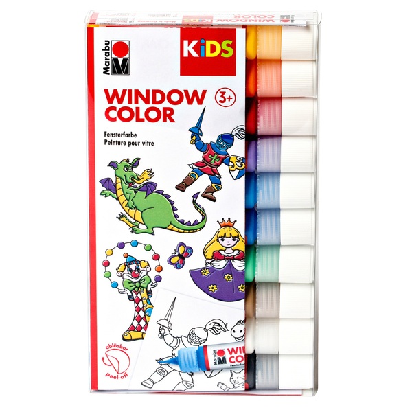 Window Color-Set Kids 10x25 ml - Fensterfarben Deutschland