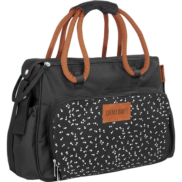 Badabulle - Wickeltasche Boho, Schwarz