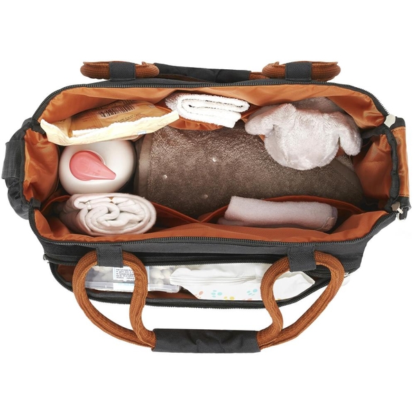 Badabulle - Wickeltasche Boho, Schwarz