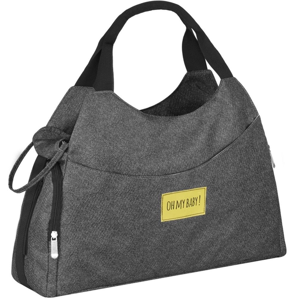 Badabulle - Wickeltasche Multipocket, Grau Melange