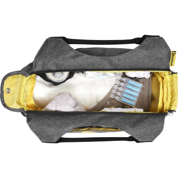 Badabulle - Wickeltasche Multipocket, Grau Melange