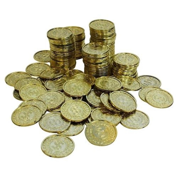 100 Piraten Goldmünzen - Spielgeld Für Schatzsuchen & Kinderpartys