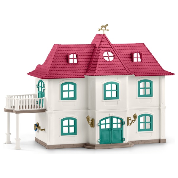 Schleich Horse Club 42416 Großer Pferdehof mit Wohnhaus und Stall | Smyths Toys Superstores
