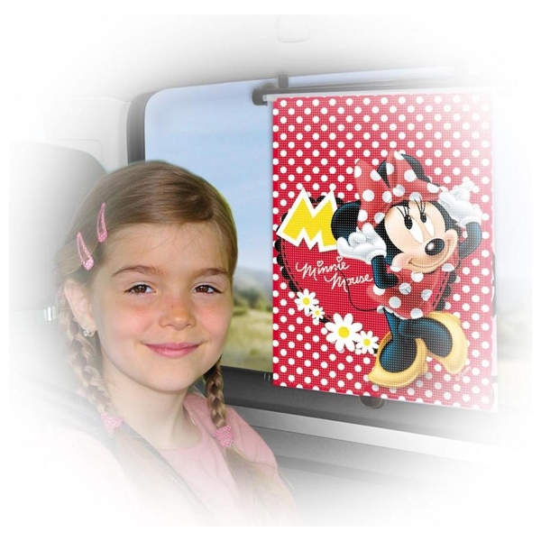 Minnie Mouse - Sonnenschutzrollo, rot