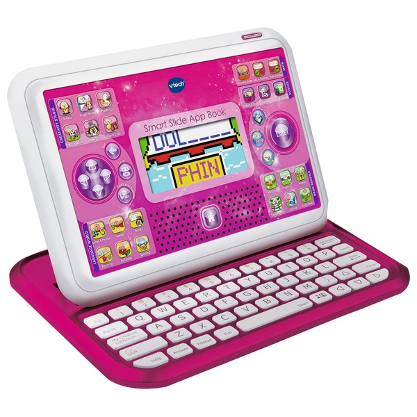 VTech 2 in 1 Tablet pink Smyths Toys Superstores
