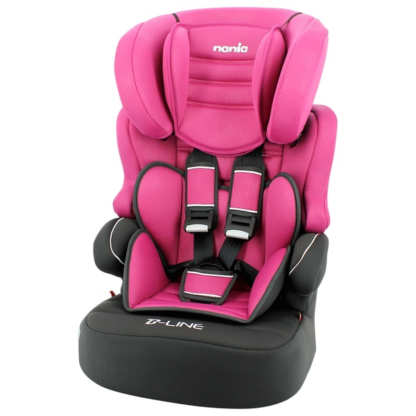 Nania Kindersitz BeLine SP LX mitwachsender Autositz Pink schwarz
