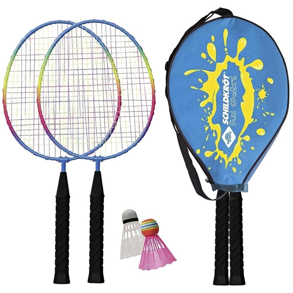SCHILDKRÖT Speed Badminton Set, zwart / groen