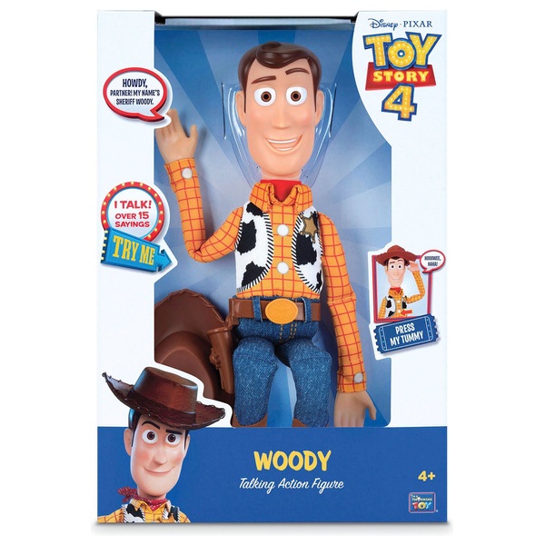 Toy Story 4 Sprechender Woody, ca. 40 cm Smyths Toys Superstores