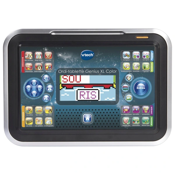 Tablette éducative Genius XL Color - Tablette noire - VTech Tablette éducative Genius XL Color - Tablette noire - VTech