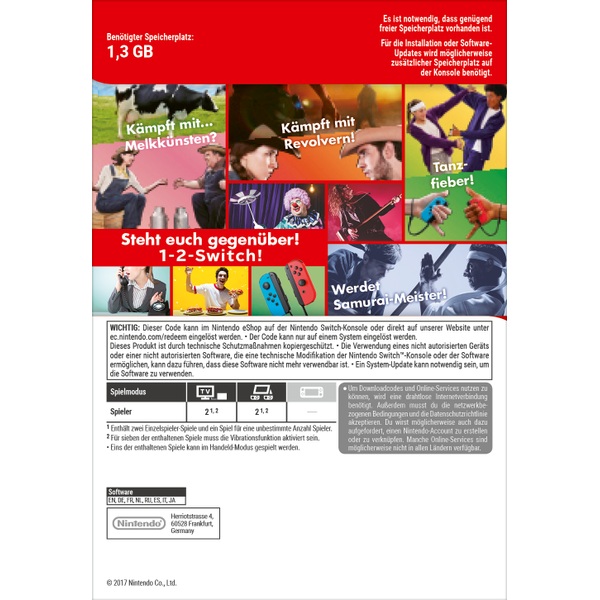 Nintendo Switch: 1-2 -Switch (Digitaler Download)