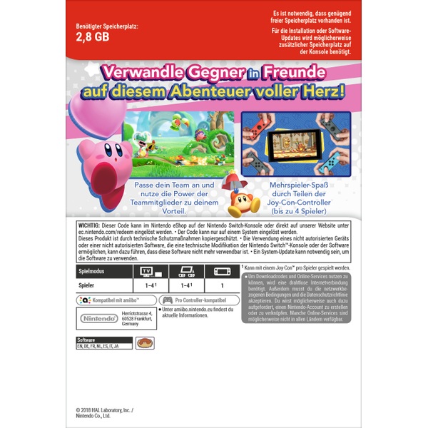 Nintendo Switch: Kirby Star Allies (Digitaler Download)