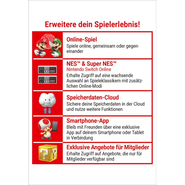 Nintendo Switch Online Mitgliedschaft - 12 Monate