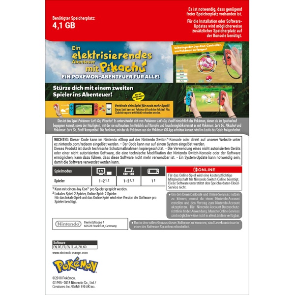 Nintendo Switch: Pokémon Let's Go, Pikachu! (Digitaler Download)
