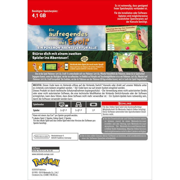 Nintendo Switch: Pokémon Let's Go, Evoli! (Digitaler Download)